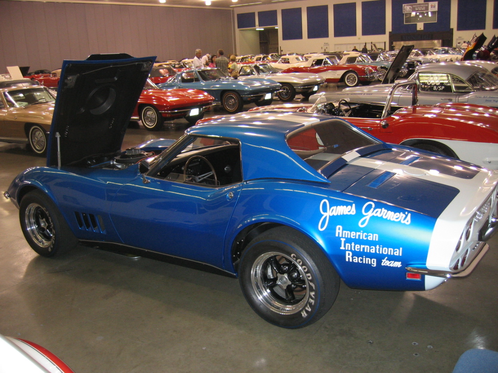 James Garner's 1968 Corvette American International Racing Team Rare